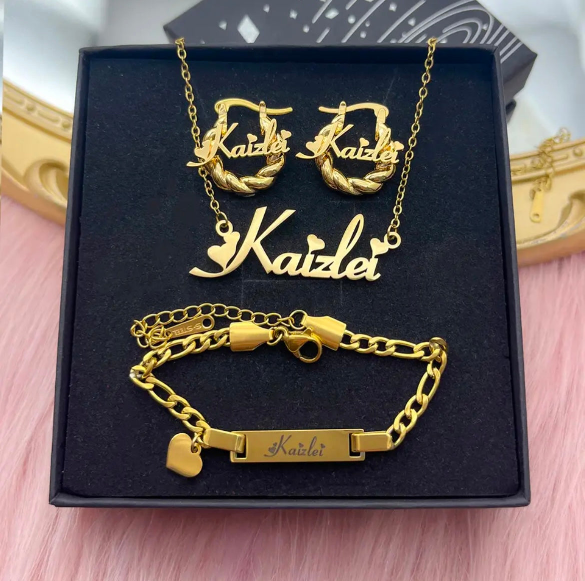 Kids Name Jewelry Set