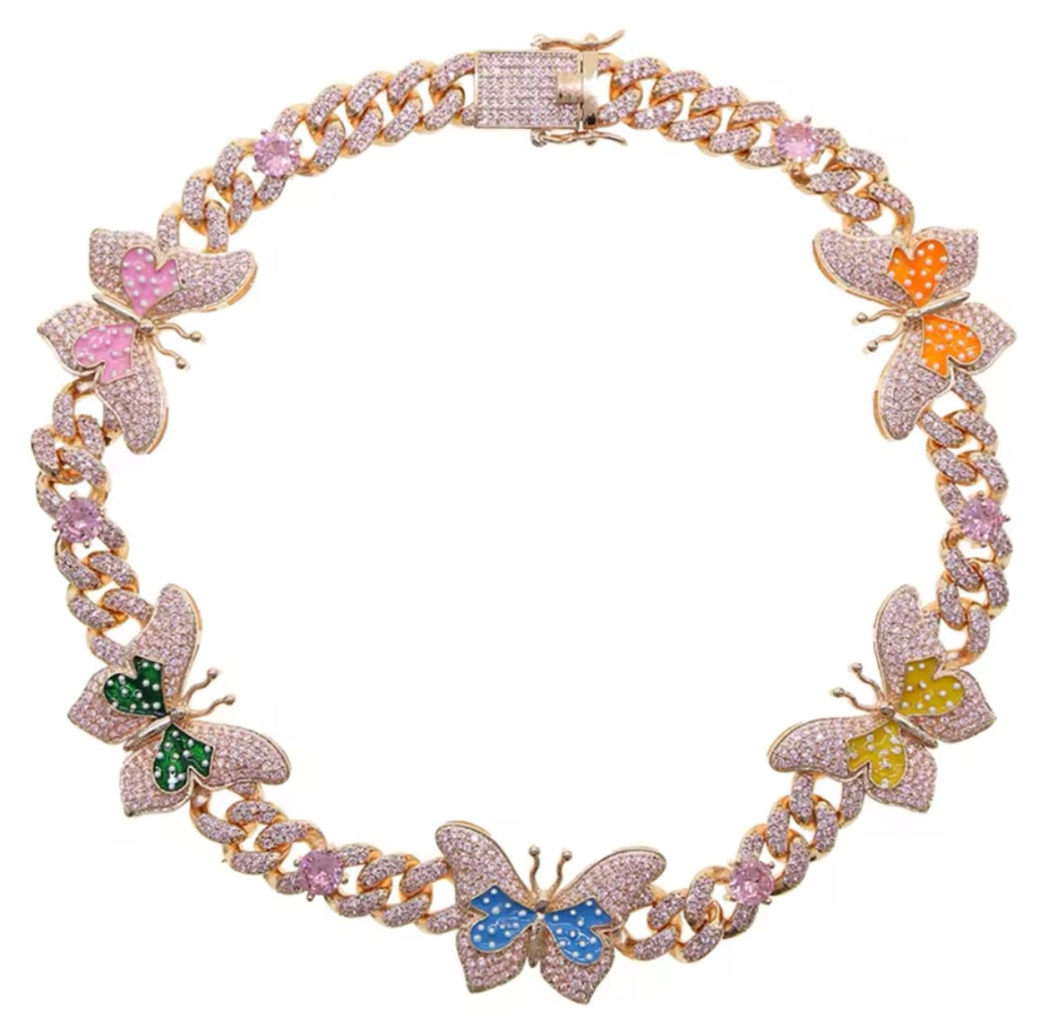3-D Butterfly Cuban Link