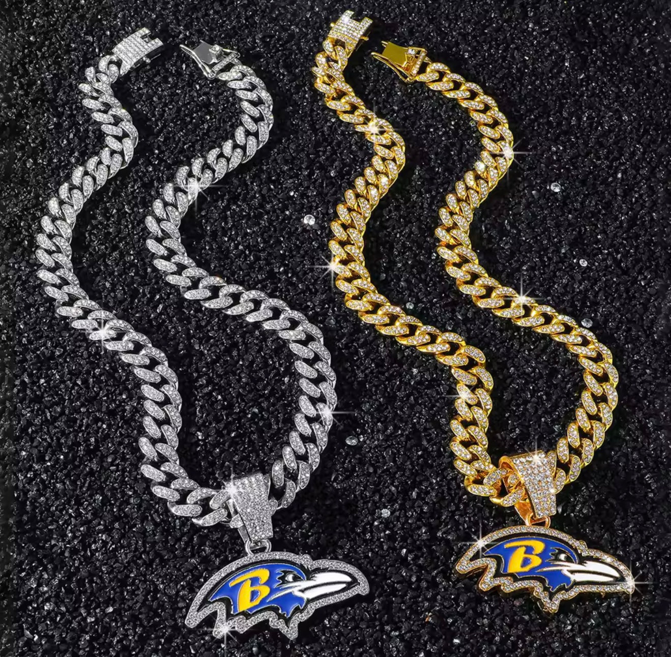 Ravens Pendant Necklace