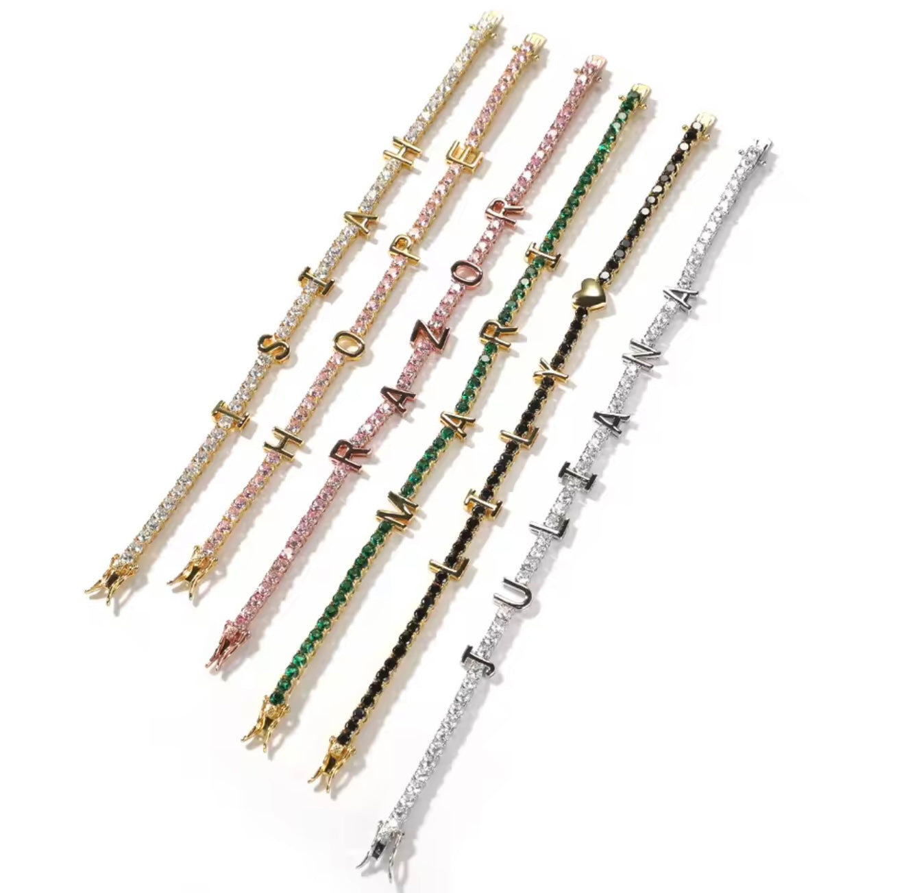Custom Name Tennis Bracelet