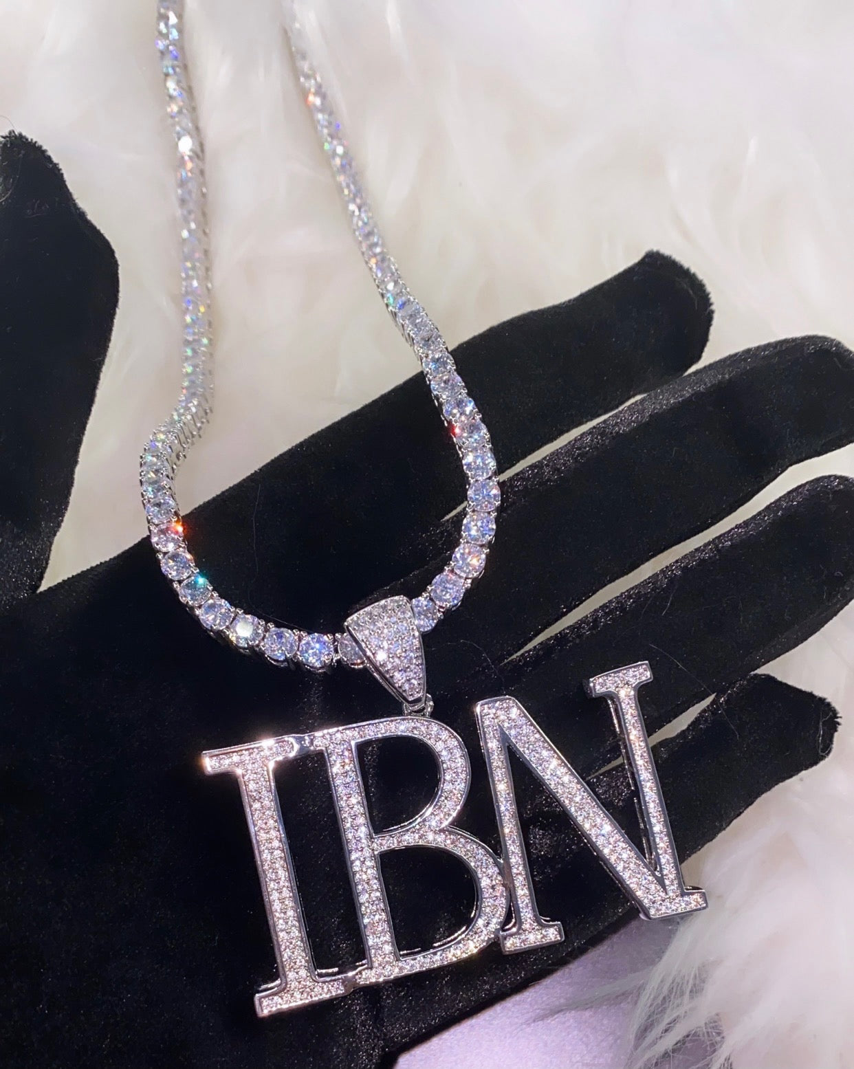 Big Bling Name Pendant - Main Image