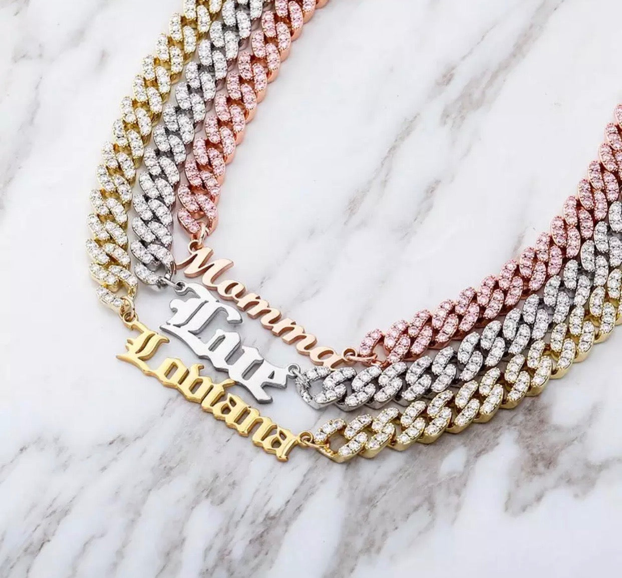 "Say My Name" Cuban Link Necklace