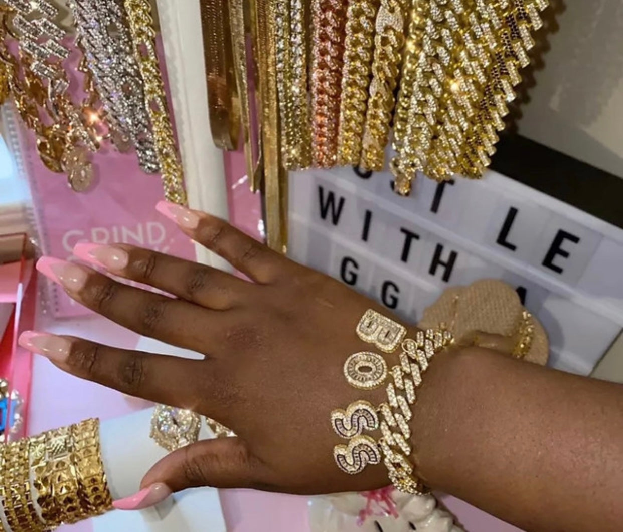 Hot Girl Cuban Bracelet