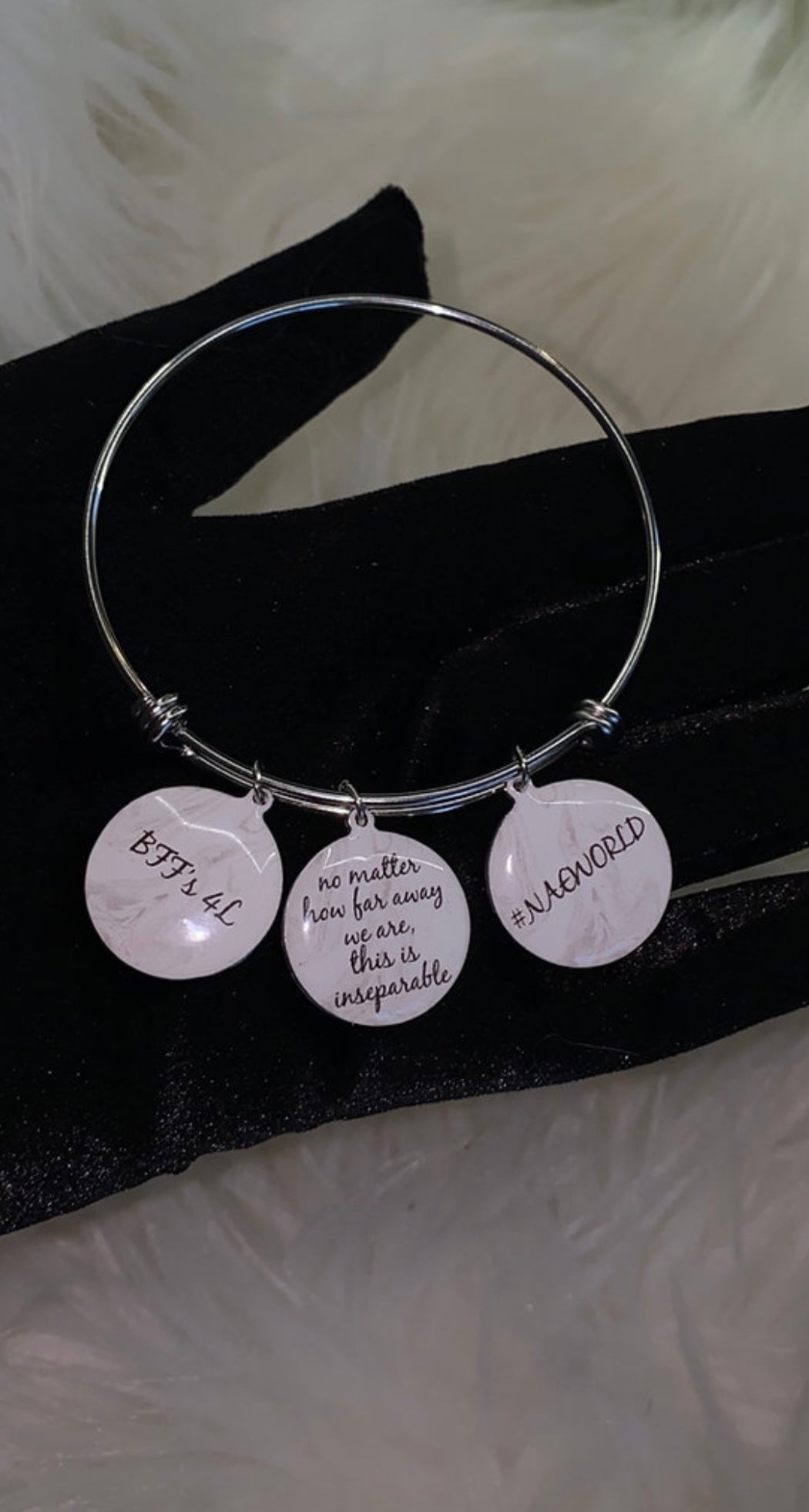 Custom Photo Charm Bangle
