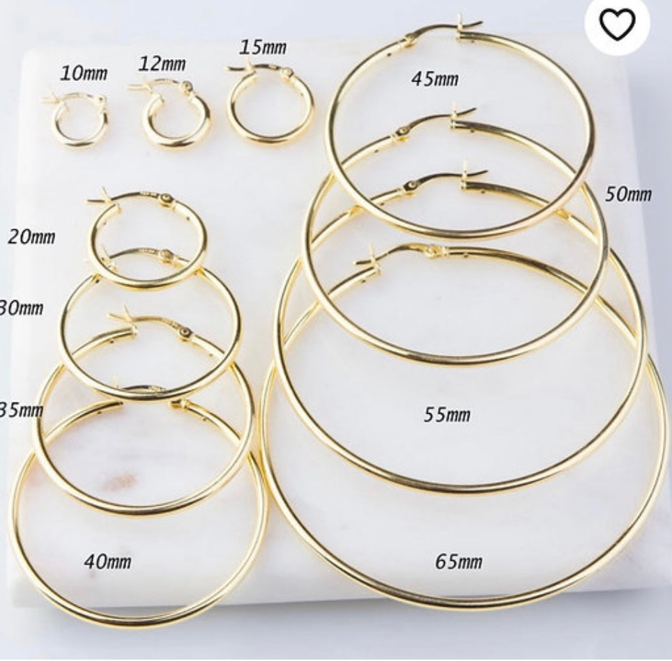 New-New Hoop Earrings