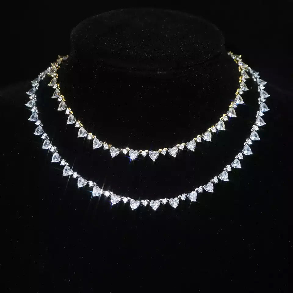 Heart On Ice Necklace