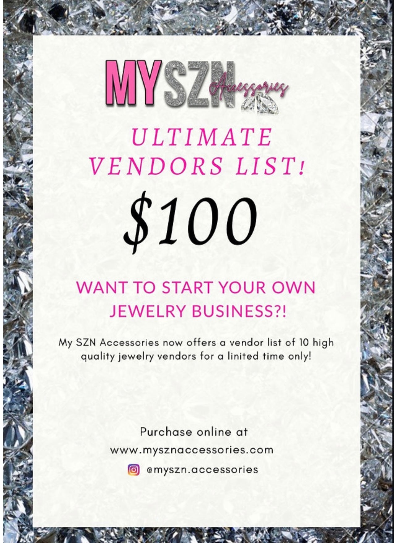 Jewelry Vendors List