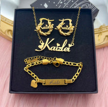 Load image into Gallery viewer, Kids Name Jewelry Set
