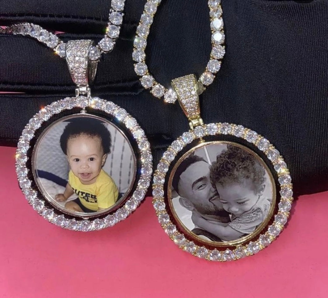Double Sided Memory Pendant