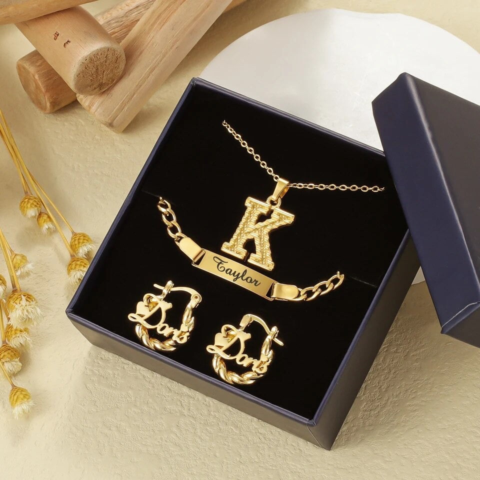 Kids Initial 3-Piece Set