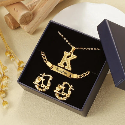 Kids Initial 3-Piece Set