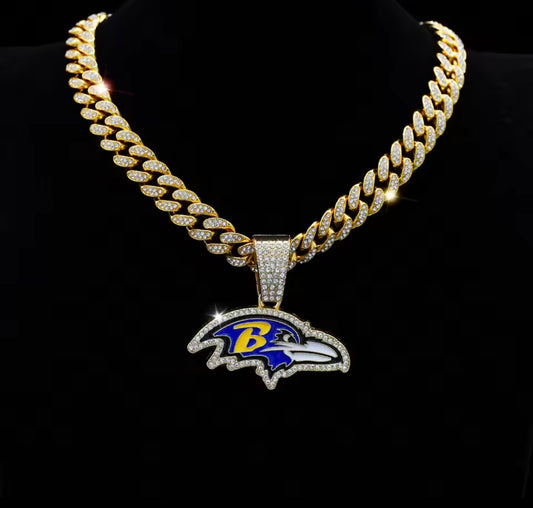 Ravens Pendant Necklace