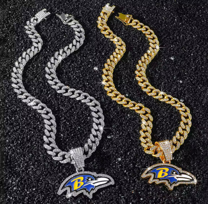 Ravens Pendant Necklace