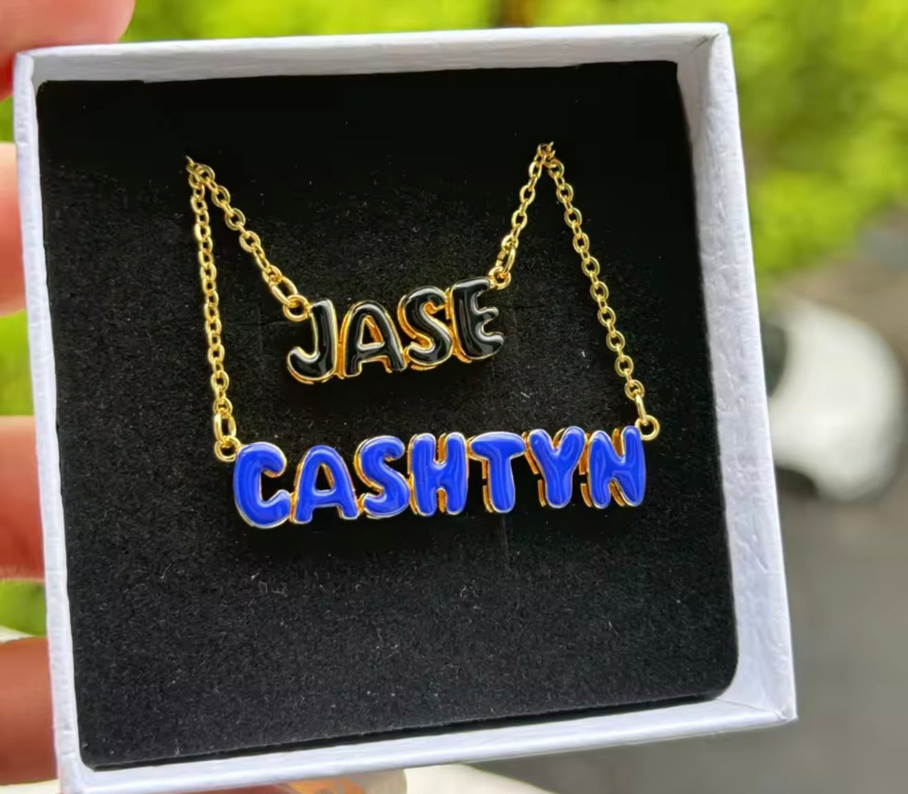 Kids Bubble Name Necklace