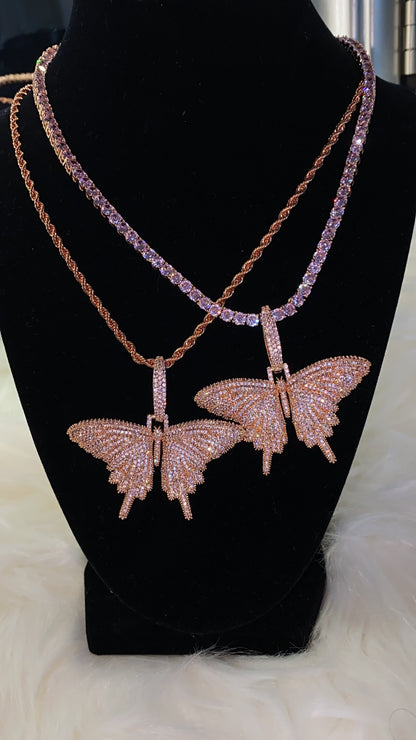 Butterfly Pendant Necklace