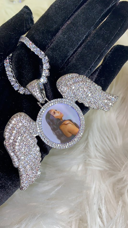 Large Angel Wing Pendant