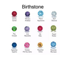 Load image into Gallery viewer, Arabic Birthstone Name Necklace
