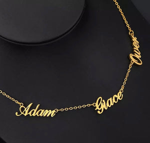 Multiple Name Necklace