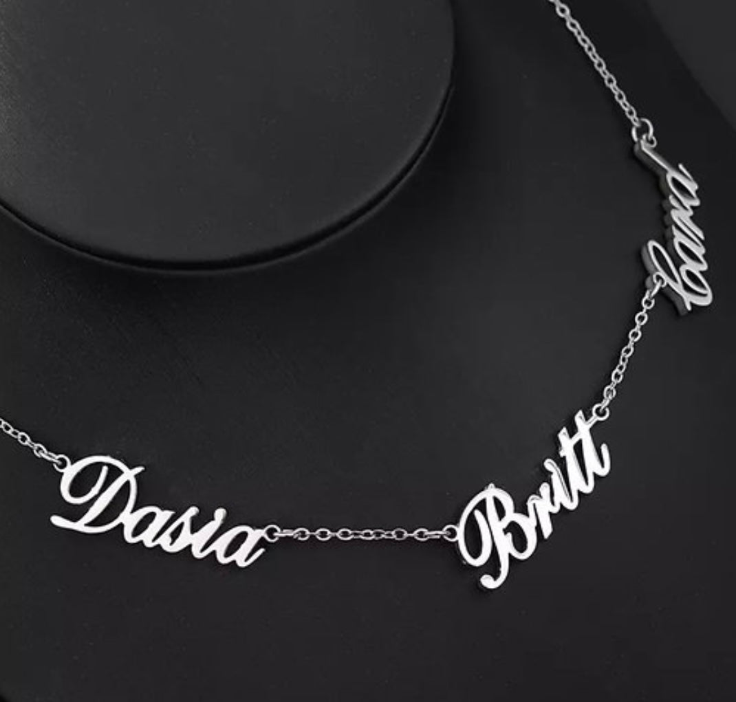 Multiple Name Necklace
