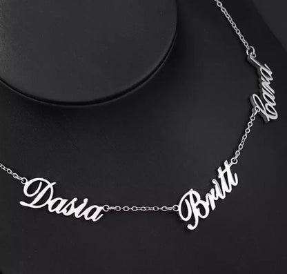 Multiple Name Necklace