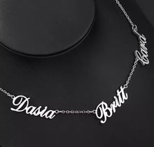 Load image into Gallery viewer, Multiple Name Necklace

