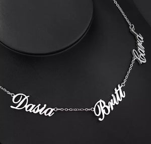 Multiple Name Necklace