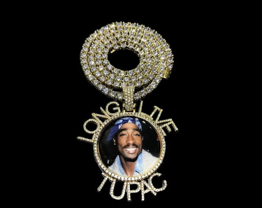 Custom Name Photo Pendant