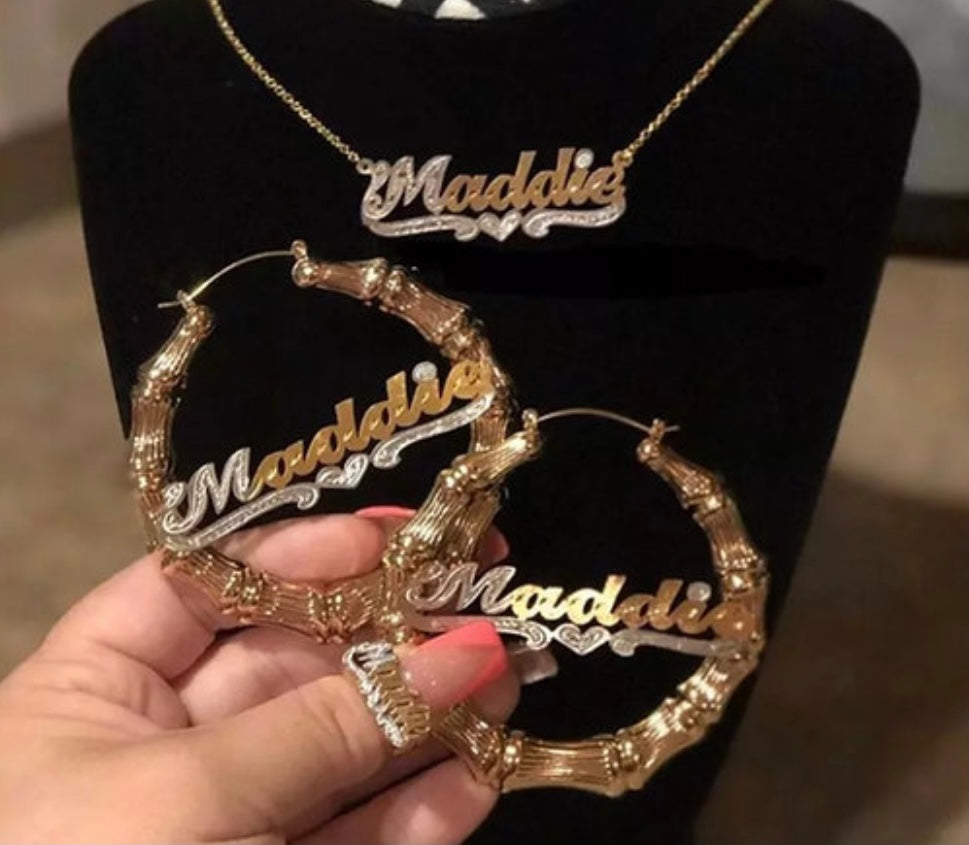 Double Gold-Plated Bamboo Set