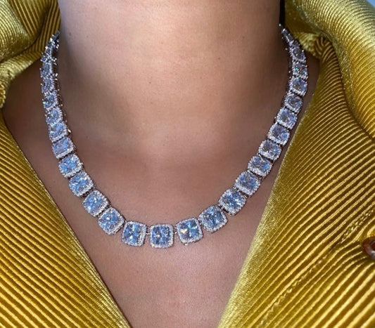 Saditty Tennis Necklace