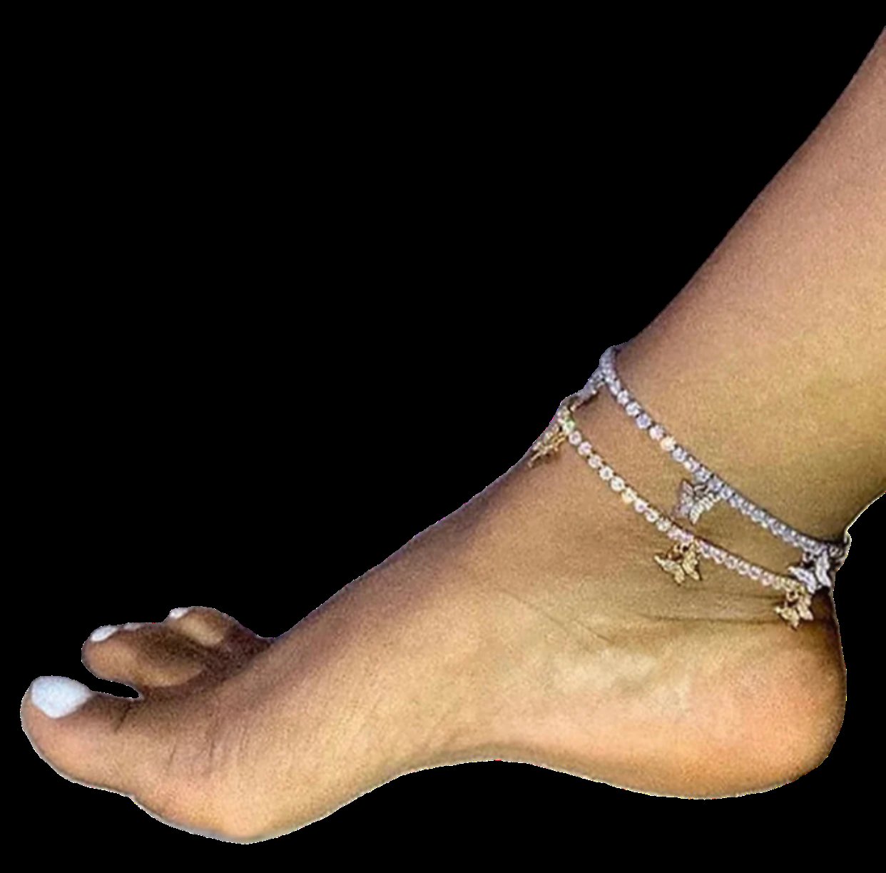 Butterfly Tennis Anklet