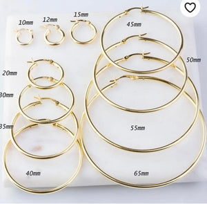 New-New Hoop Earrings