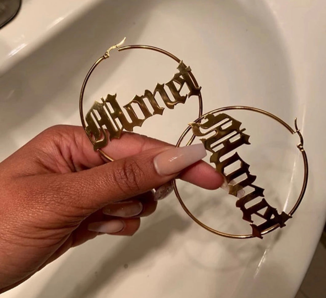 New-New Hoop Earrings