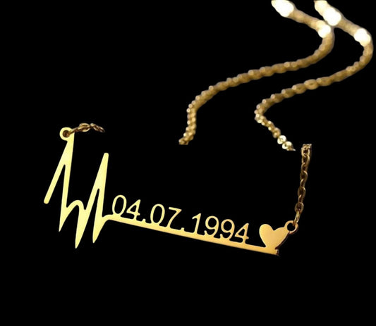 Custom Heartbeat Necklace
