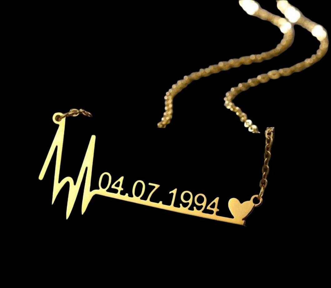 Custom Heartbeat Necklace