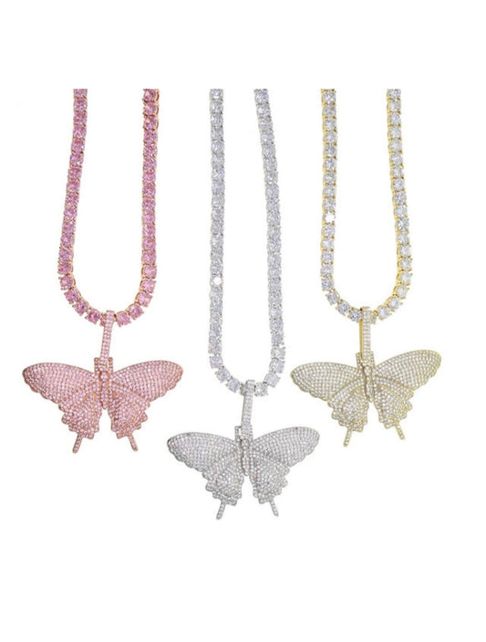Butterfly Pendant Necklace