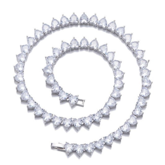 Heart On Ice Necklace