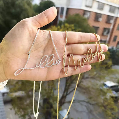 Script Name Necklace