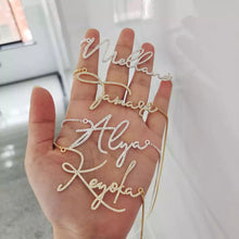 Load image into Gallery viewer, Script Name Necklace
