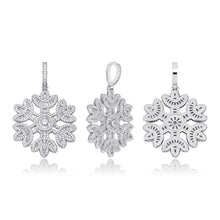 Load image into Gallery viewer, Snowflake Pendant Necklace
