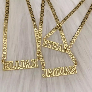 Unisex Nameplate Necklace