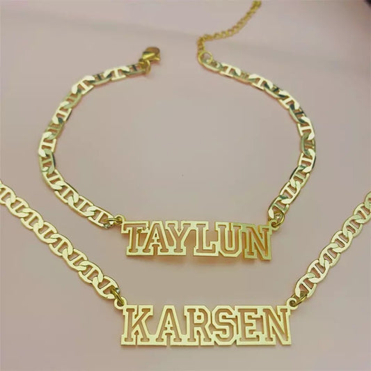 Unisex Nameplate Set