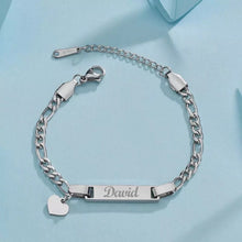 Load image into Gallery viewer, Engraved Baby Charm Bracelet
