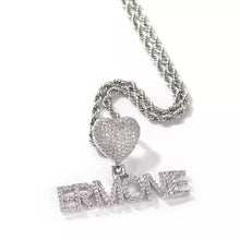 Load image into Gallery viewer, Heart Name Pendant
