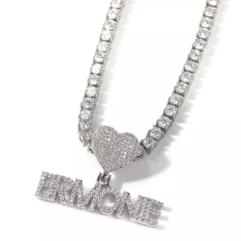 Heart Name Pendant