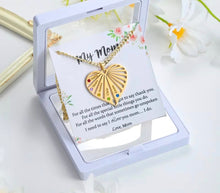 Load image into Gallery viewer, Birthstone Heart Necklace
