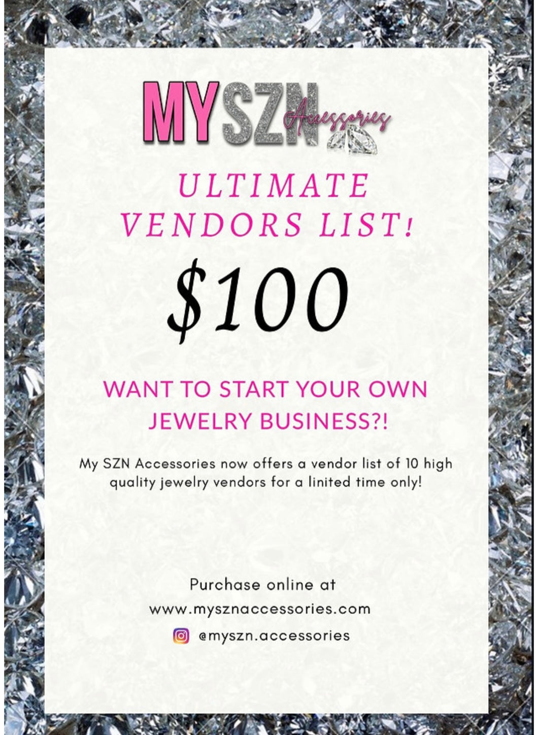 Jewelry Vendors List